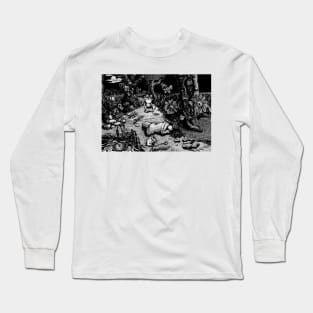 Path of dreams - Fairytale story book Illustration Long Sleeve T-Shirt